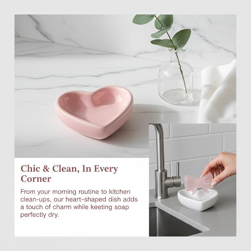 Home Bathroom Design - Simpatica Portasapone in Ceramica a Forma