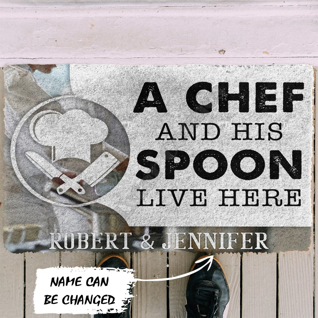 Home Bathroom Name - 3D A Chef And His Spoon