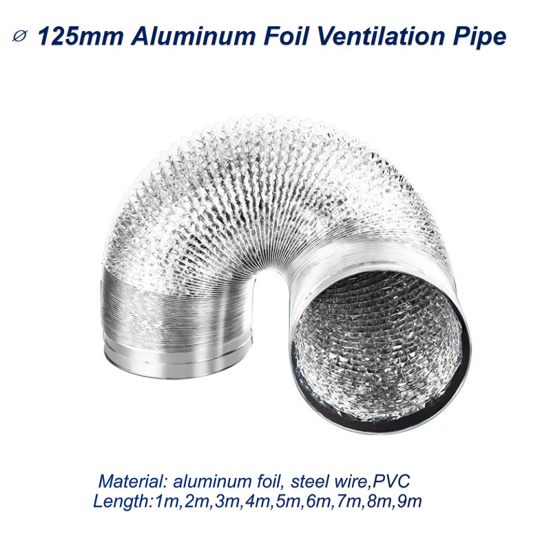 Home Bathroom Vent - Tubo di ventilazione in foglio di