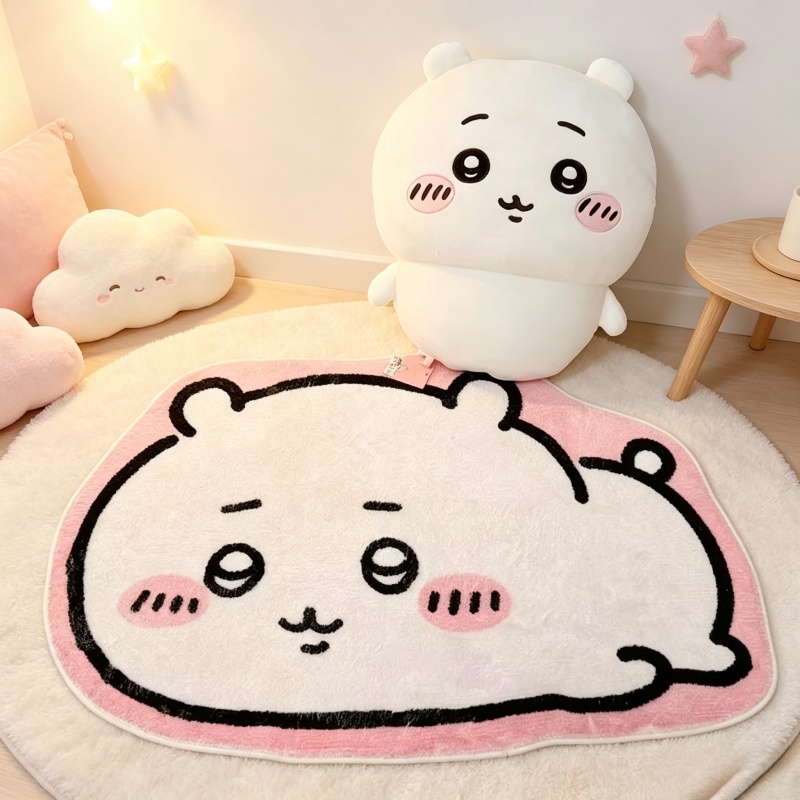 Home Bathroom Supplies - Tappeto Cartoon Chiikawa Anime Hachiware Usagi