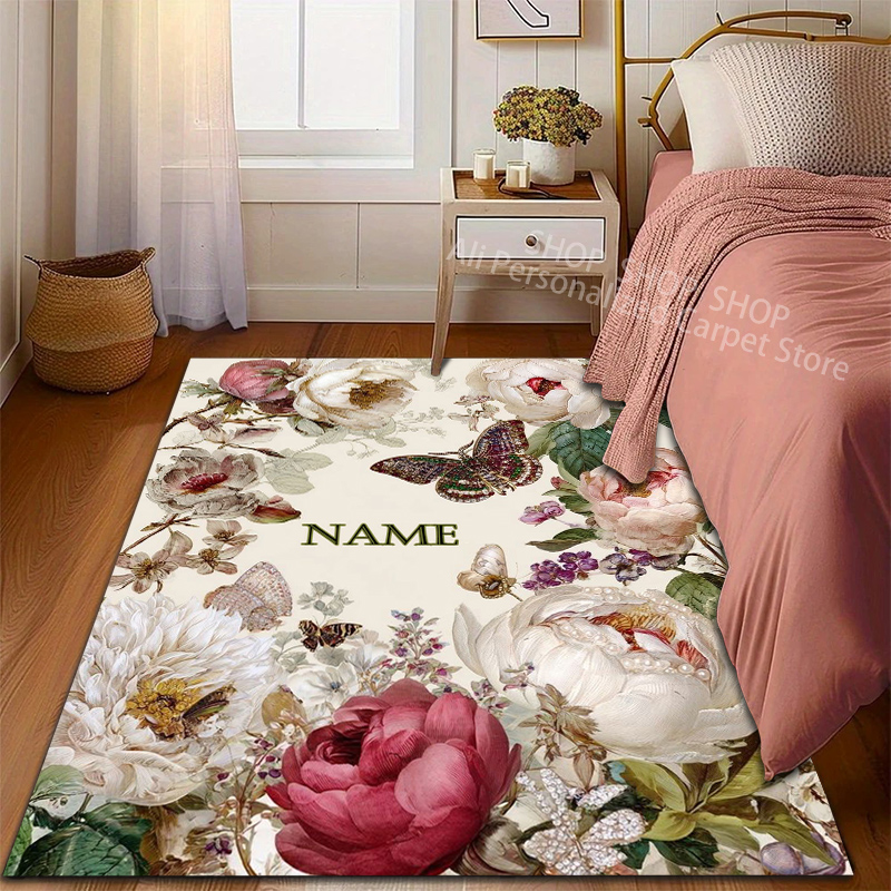 Home Bathroom Name - Tappeto Personalizzato con Nome e Stampa