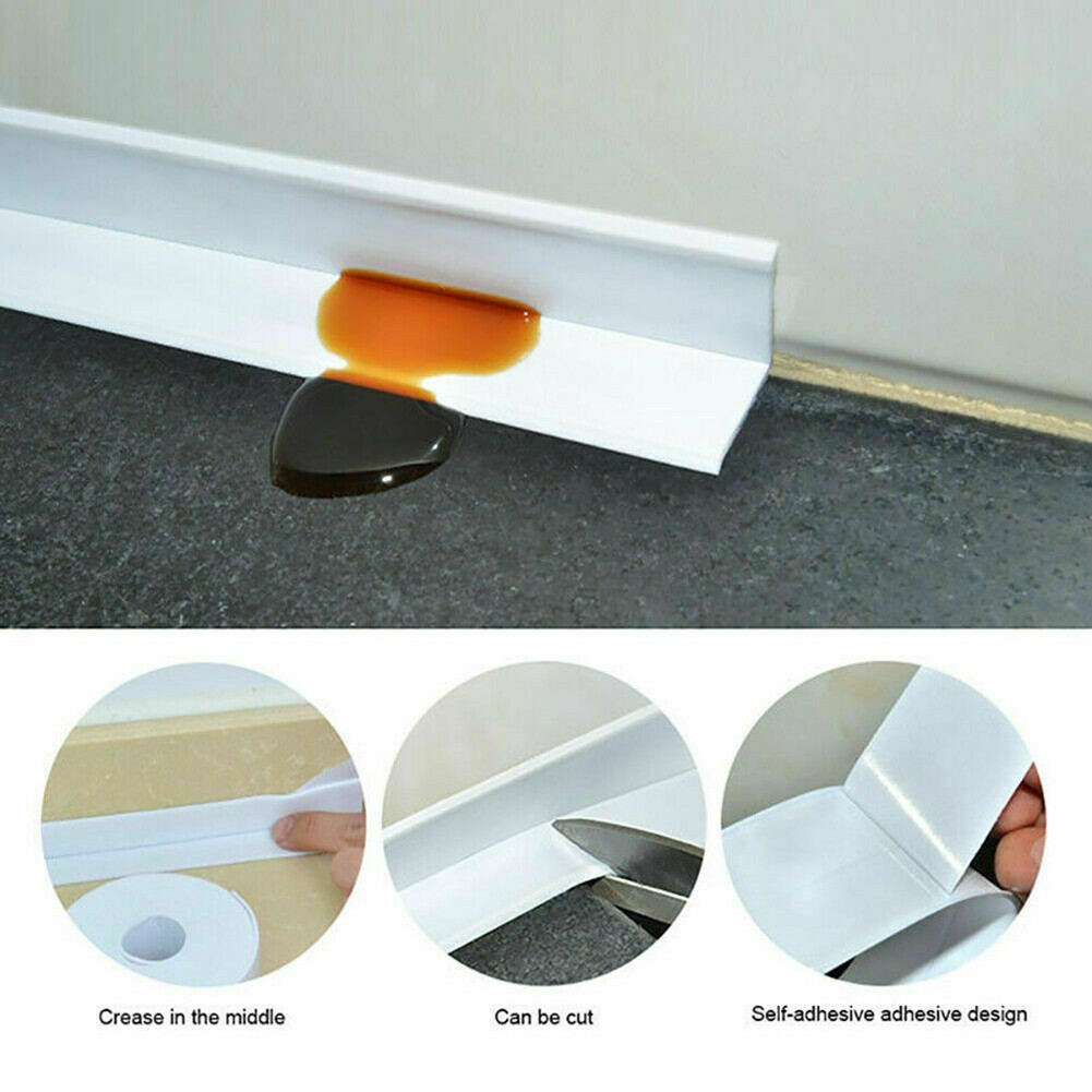 Home Bathroom Name - Nastro Sigillante Autoadesivo per Pareti del