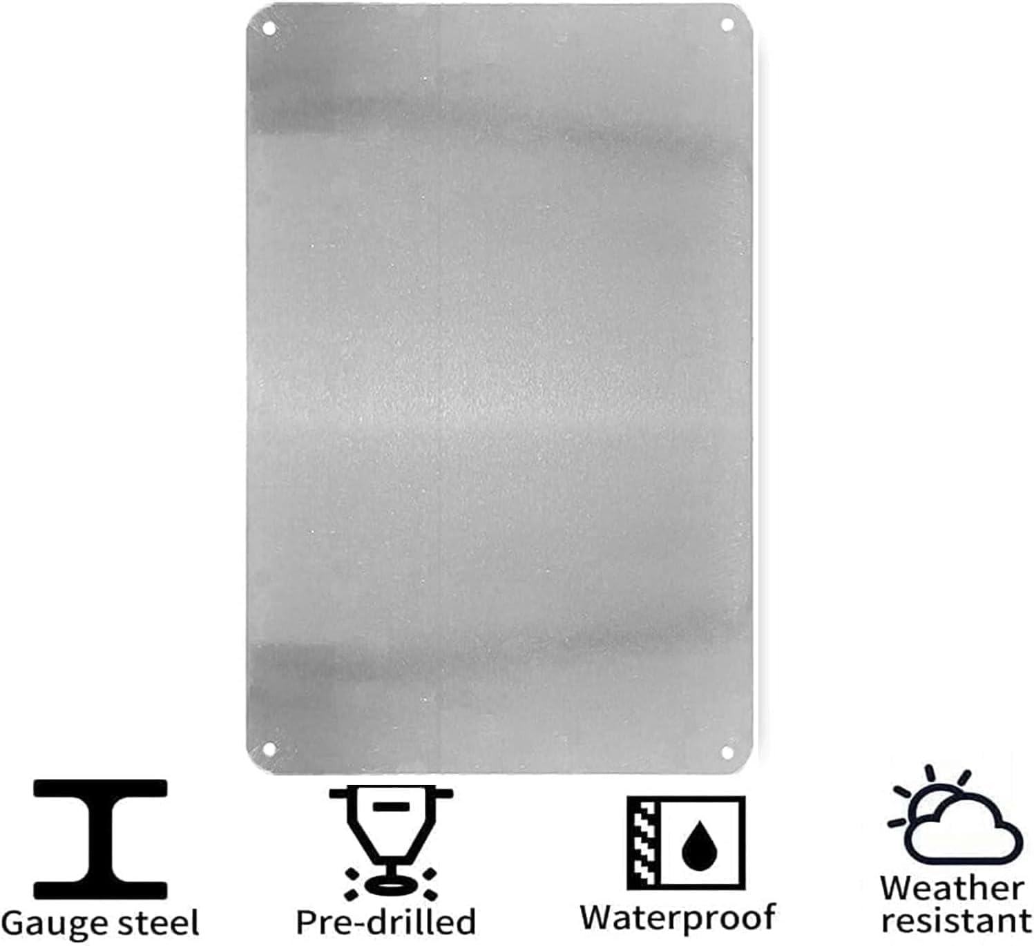 1p,ERMUHEY Targa in metallo co - Home Bathroom Rules recensione e prezzo