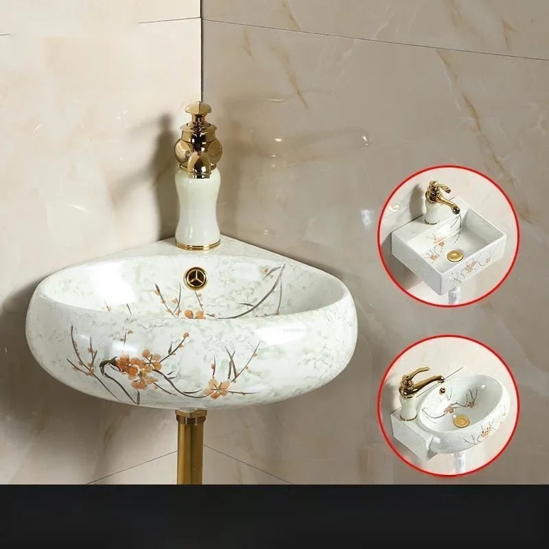 Lavabo angolare in ceramica da - Home Bathroom Design recensione e prezzo