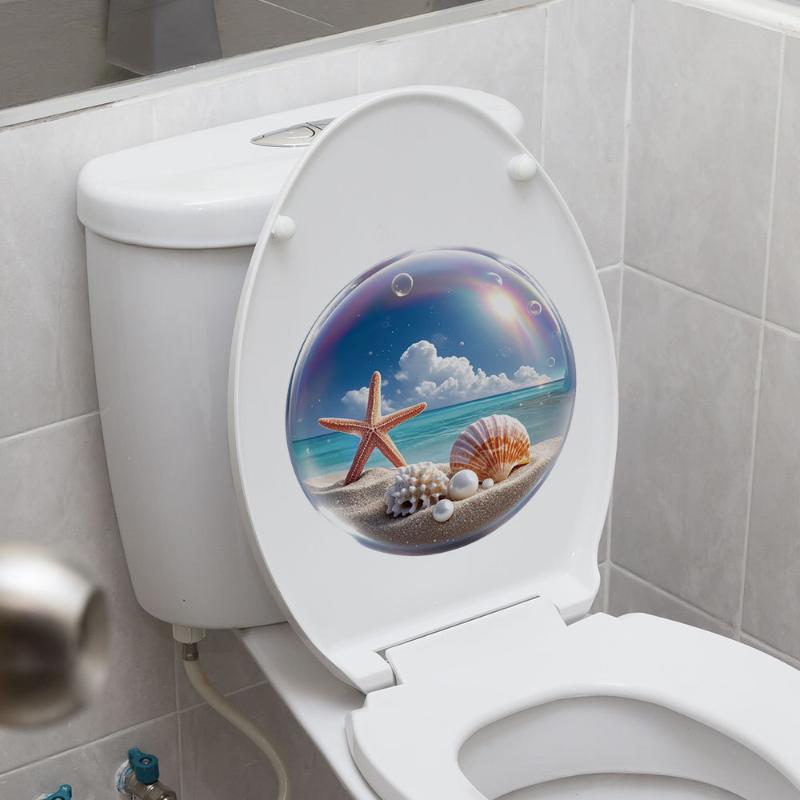 【HG】Adesivo per WC a tema ocea - Home Bathroom Design recensione e prezzo