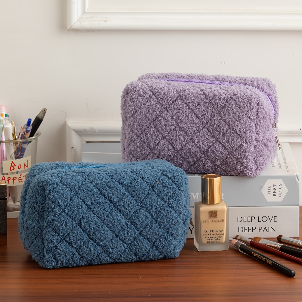 1 Borsa per il Trucco in Peluc - Japanese Home Bathroom Design recensione e prezzo