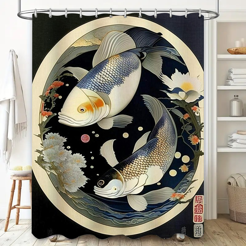 Tenda da doccia vintage con st - Japanese Home Bathroom Design recensione e prezzo