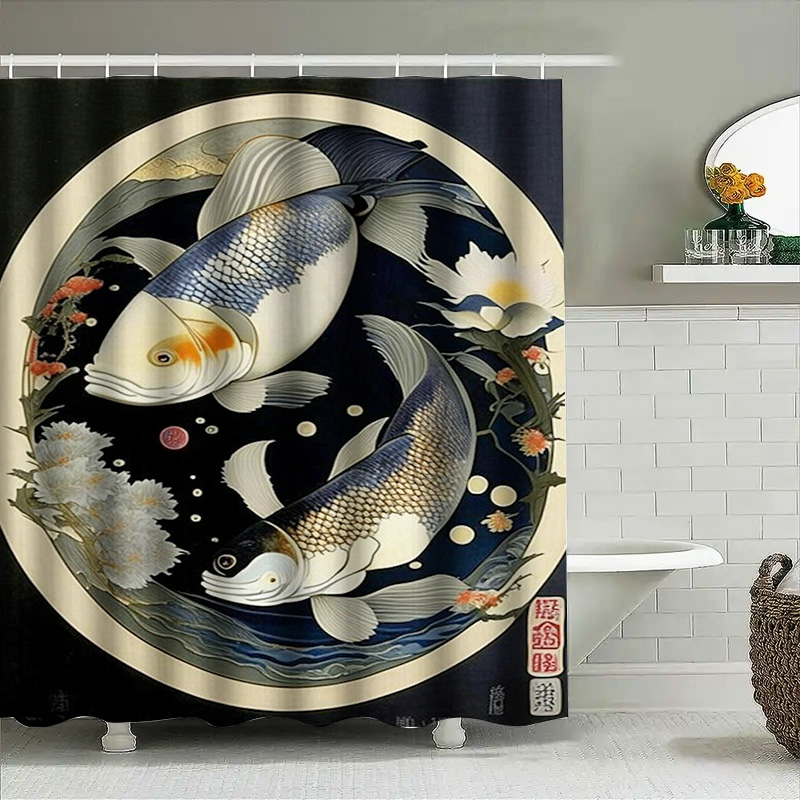 Tenda da doccia vintage con st - Japanese Home Bathroom Design recensione e prezzo