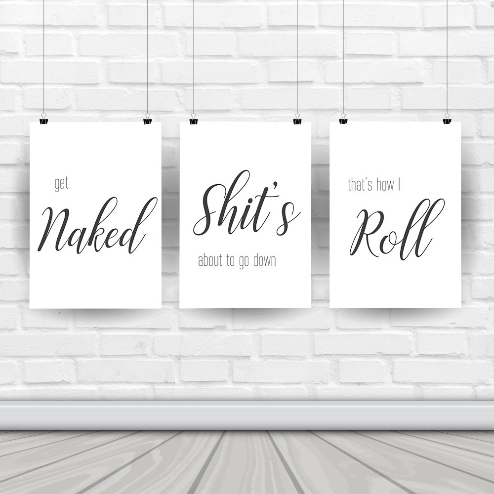 Wall Art Canvas Painting Diver - Home Bathroom Rules recensione e prezzo