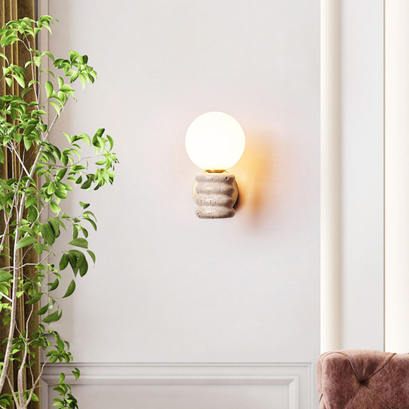 Lampada da Parete in Travertin - Japanese Home Bathroom Design recensione e prezzo