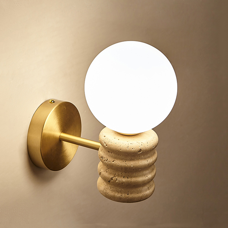 Lampada da Parete in Travertin - Japanese Home Bathroom Design recensione e prezzo